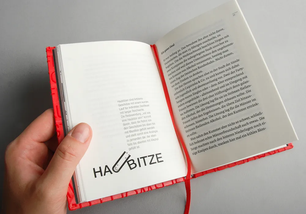 Blick ins Buch: Kurzgeschichte zum bedrohten Wort "Haubitze"