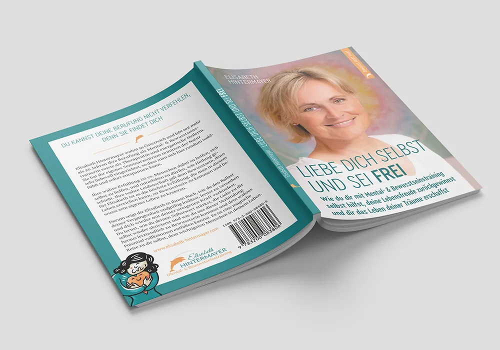 Aufgeschlagenes Buch von Elisabeth Hintermayer aus Österreich