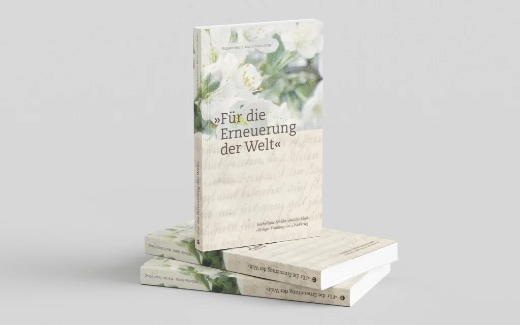 Buchtitel des Buches "Für die Erneuerung der Welt" aus dem echter Verlag